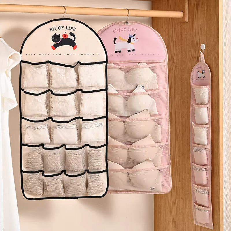 Sock Organizer Tray - storage mesh bag underwear socks storage，