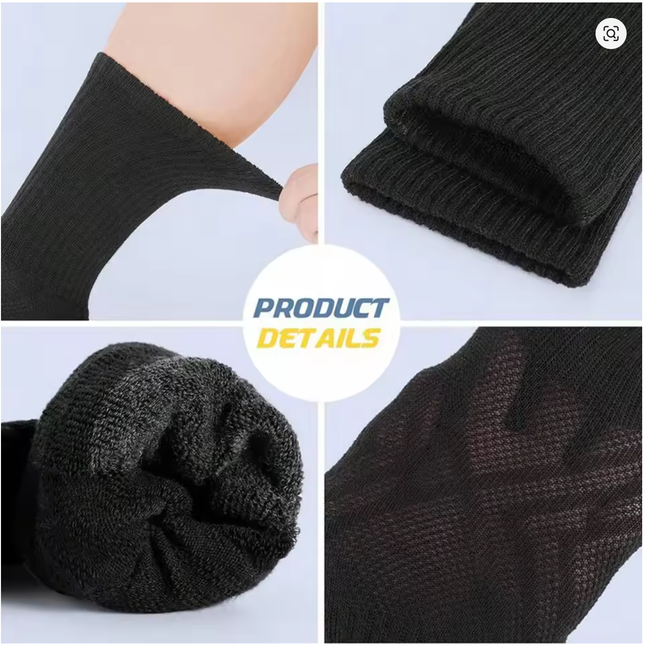 Men's 6 Pairs Pack High Perfor - огляд і ціна Cotton Crew Sock Pack