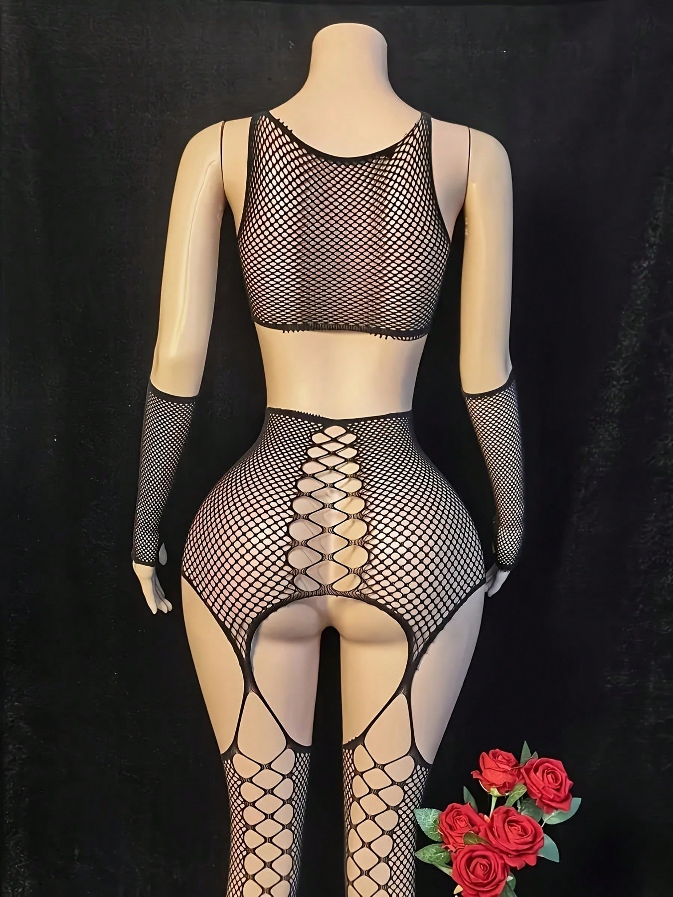 Women's Sexy Fishnet Bodysuit  - огляд і ціна Fishnet Stocking Women