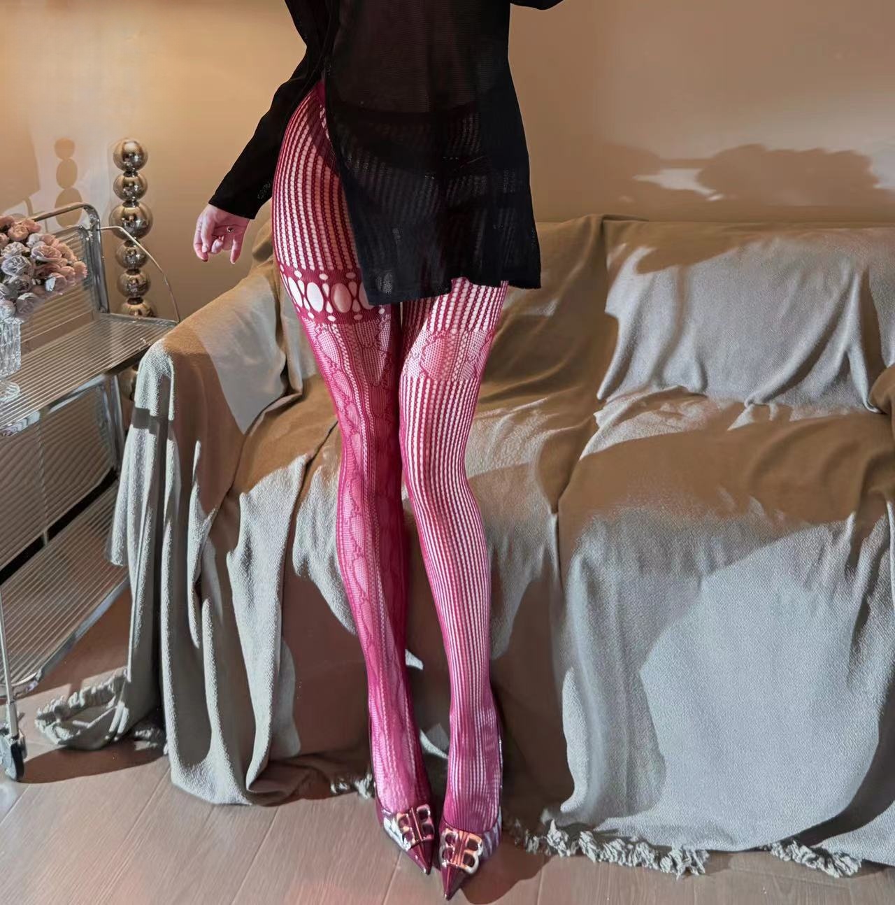 See-through Vintage AB-style L - огляд і ціна Fishnet Stocking Women