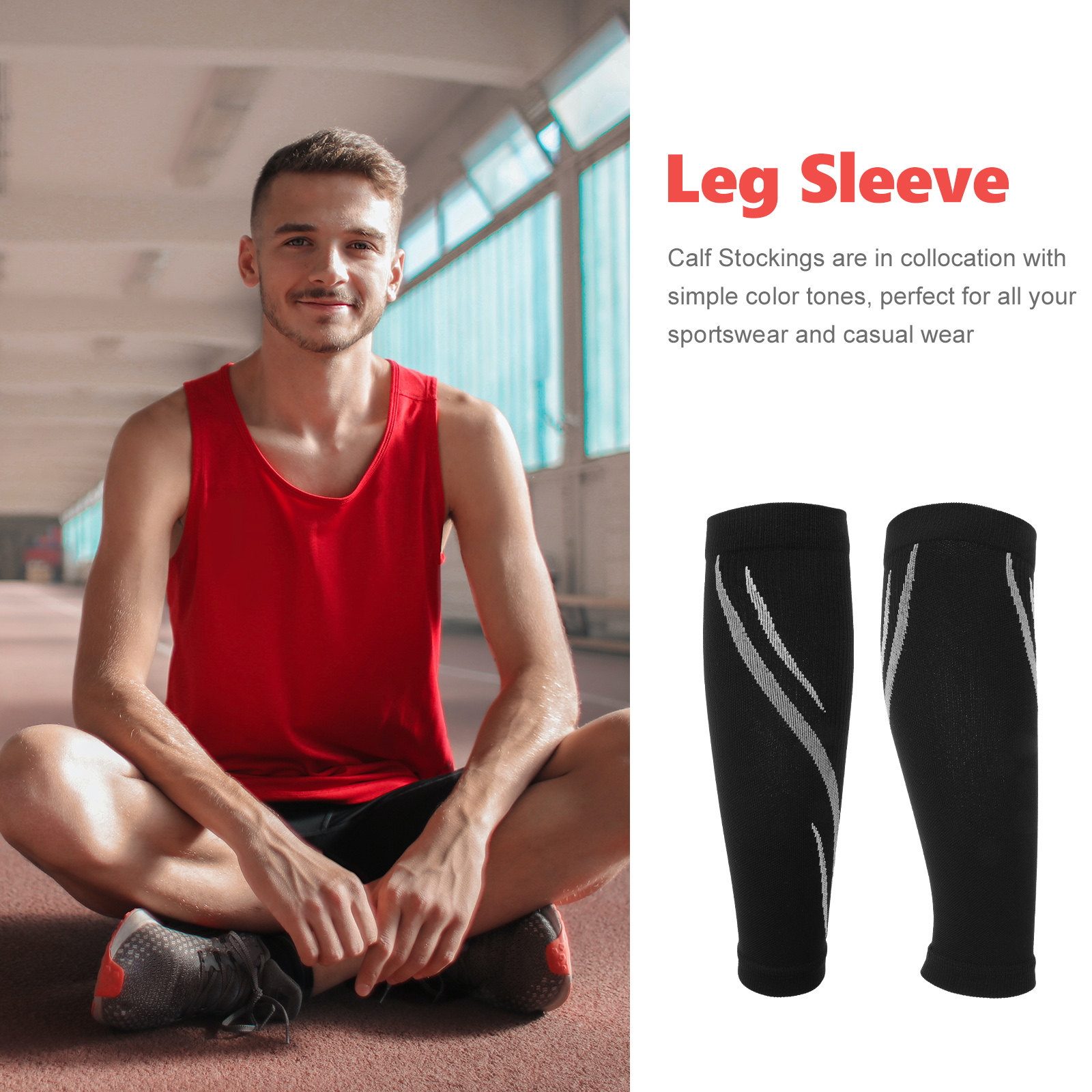 1Pair Calf Compression Socks B - огляд і ціна Compression Sleeve Calf