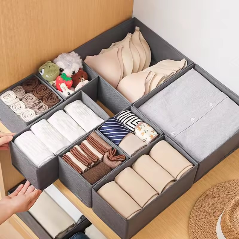 3PC Fabric Underwear Storage B - огляд і ціна Sock Organizer Tray