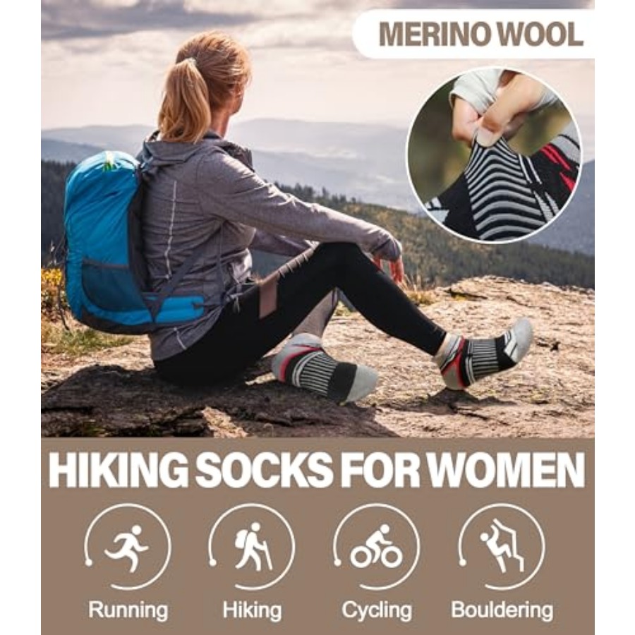 LANLEO Merino Wool Ankle Runni - огляд і ціна Wool Hiking Sock