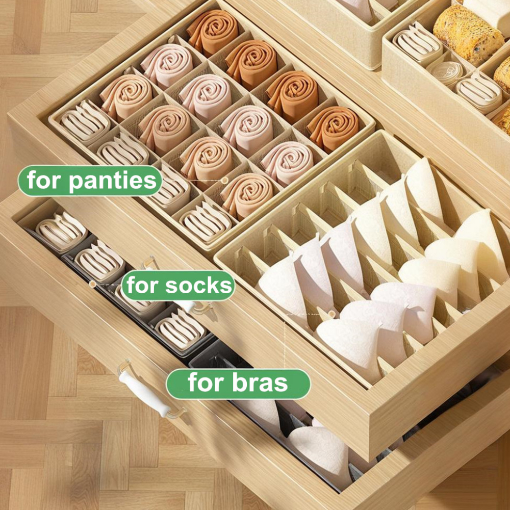 Underwear Storage Box for Bras - огляд і ціна Sock Organizer Tray