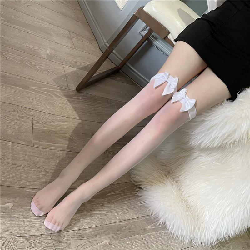 1/2Pcs Bow Tie Long Tube Stock - огляд і ціна Silk Sock Bamboo