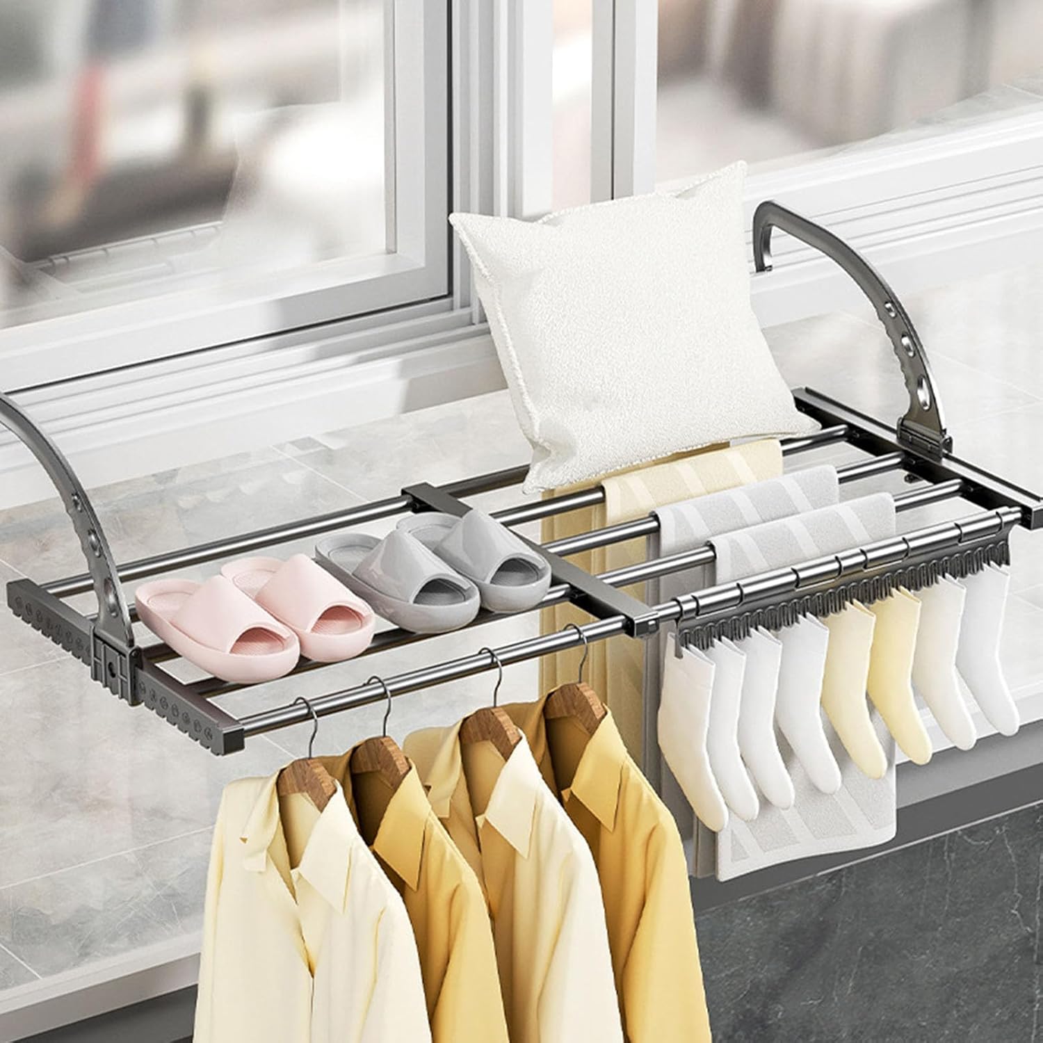 Heavy-Duty Foldable Radiator C - огляд і ціна Sock Organizer Tray