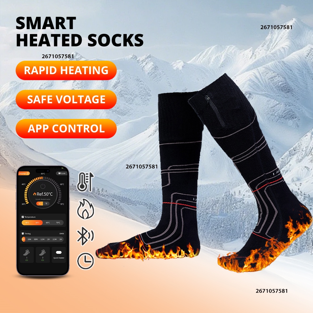 APP Control Heated Socks Recha - огляд і ціна Thermal Sock Winter