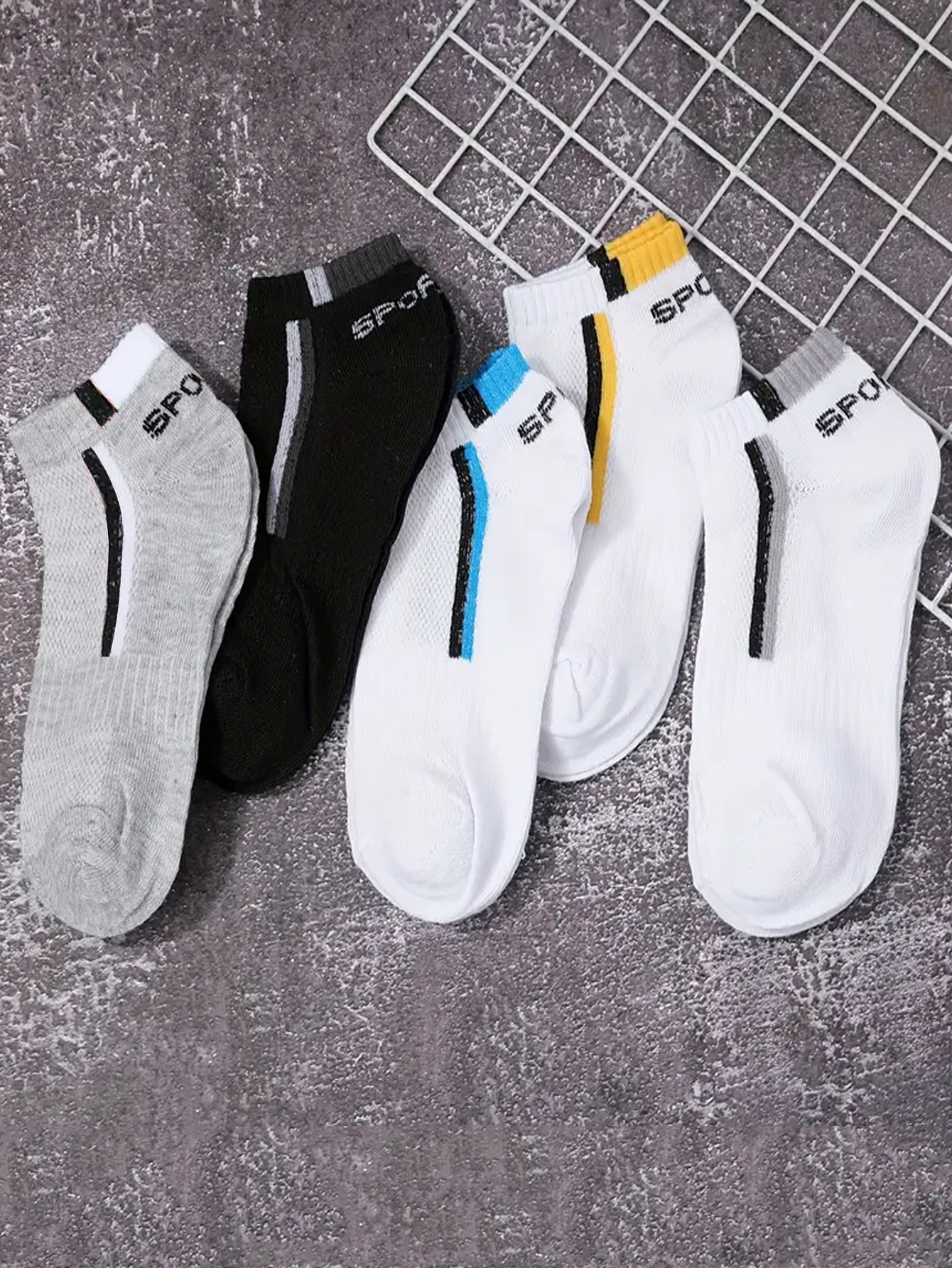 30Pairs Men's Mesh Breathable  - огляд і ціна Ankle Sock Low Cut