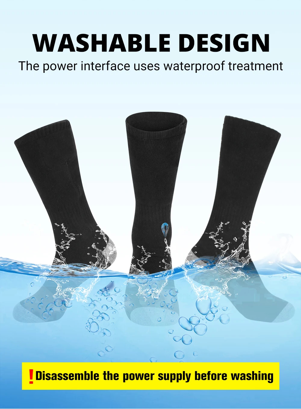 Heating Socks 6000mah Battery  - огляд і ціна Thermal Sock Winter
