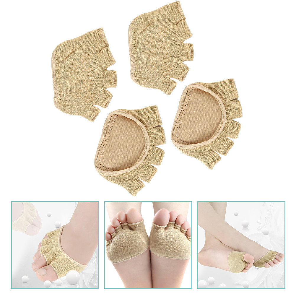 2Pairs Cotton Toeless Yoga Soc - огляд і ціна Grip Sock Yoga
