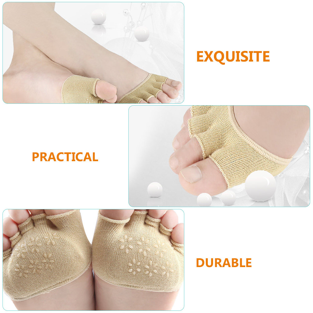 2Pairs Cotton Toeless Yoga Soc - огляд і ціна Grip Sock Yoga