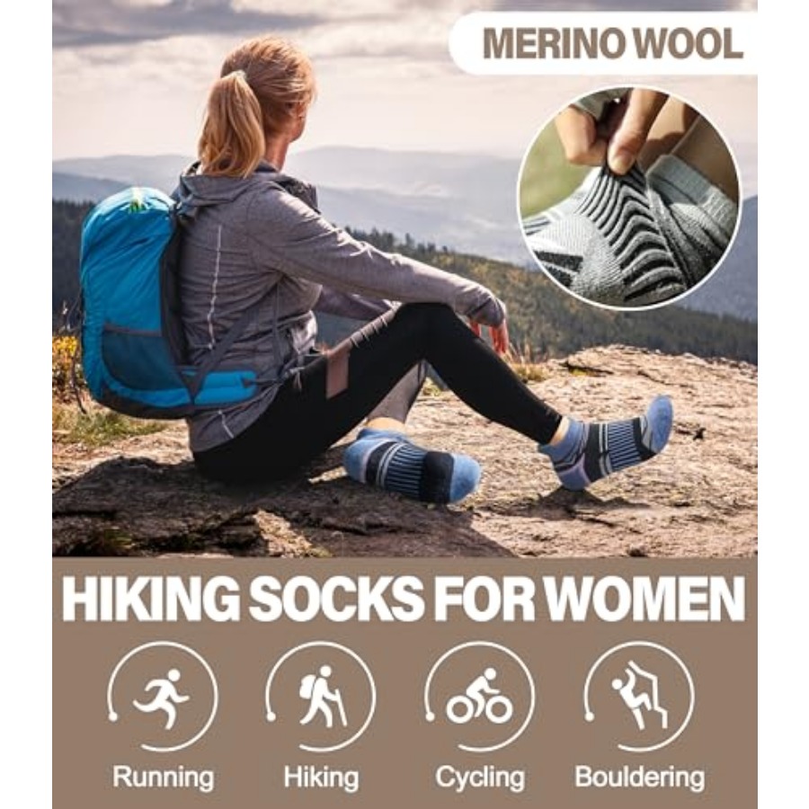 LANLEO Merino Wool Ankle Runni - огляд і ціна Wool Hiking Sock
