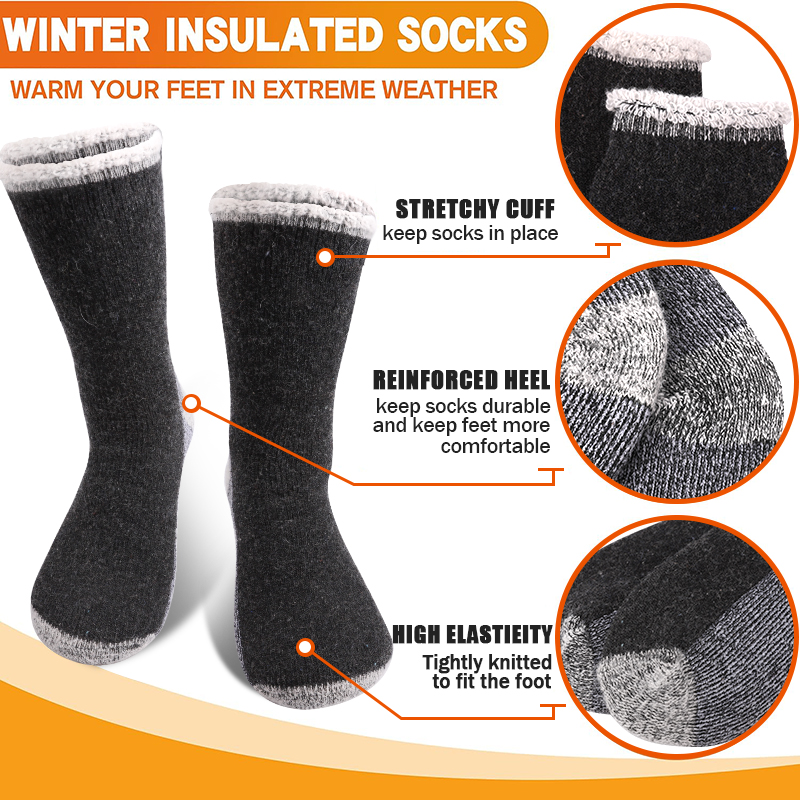 6 Pairs Merino Men's Wool Hiki - огляд і ціна Wool Hiking Sock